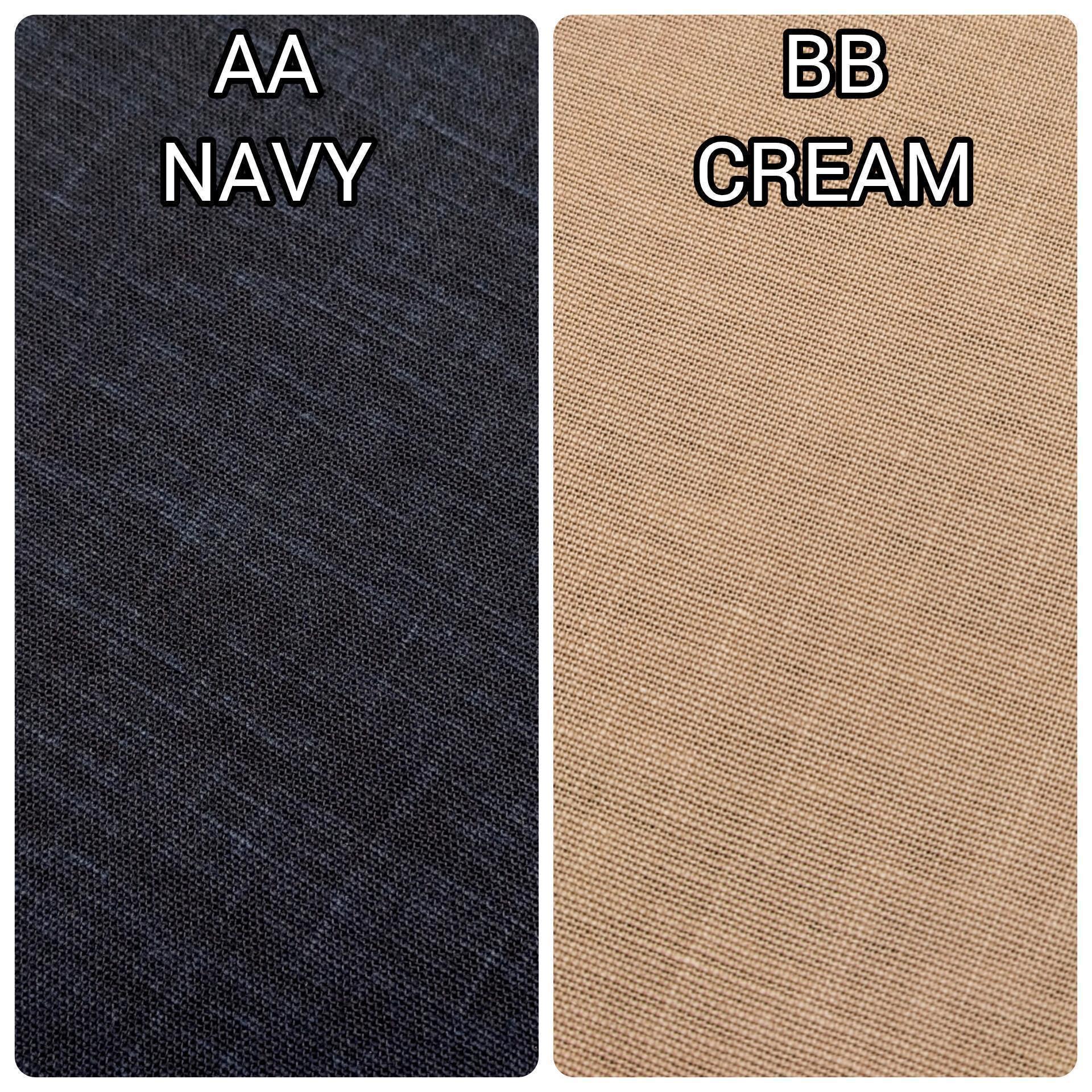 Japanese Noren Blank Hand Dyed Cotton Fabric KW-7751-BB Natural
