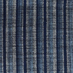 Rustic Stripe Sevenberry Japanese cotton fabric 850327-1-1 blue