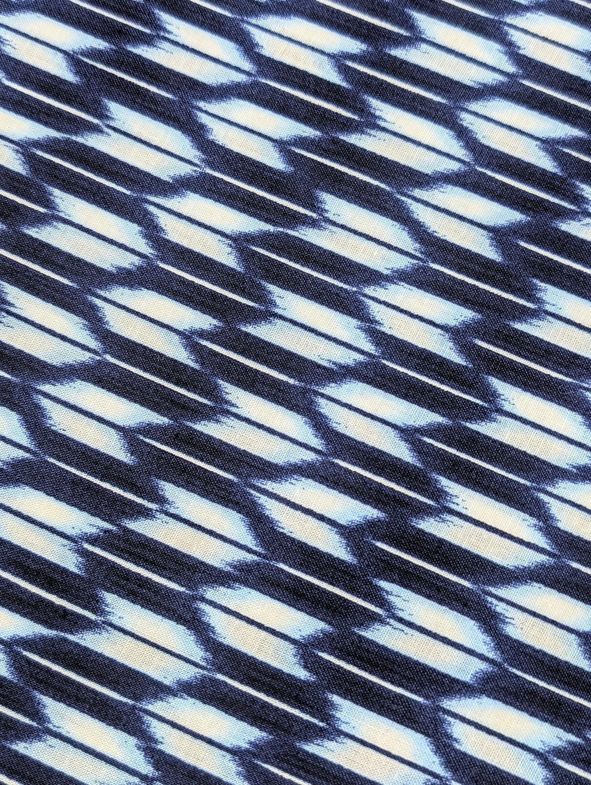 Arrow Printed Shibori Style Collection Sevenberry Japanese Cotton