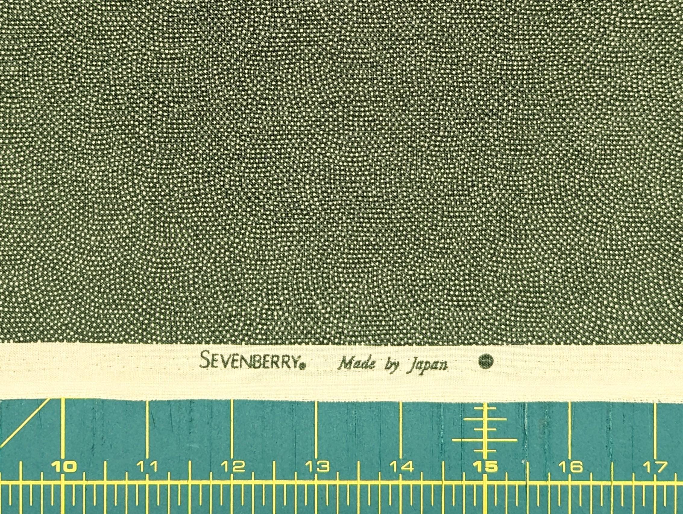 シェリエ handmade check ensembl Sevenberry Same-komon (shark Skin) Japanese Cotton Fabric