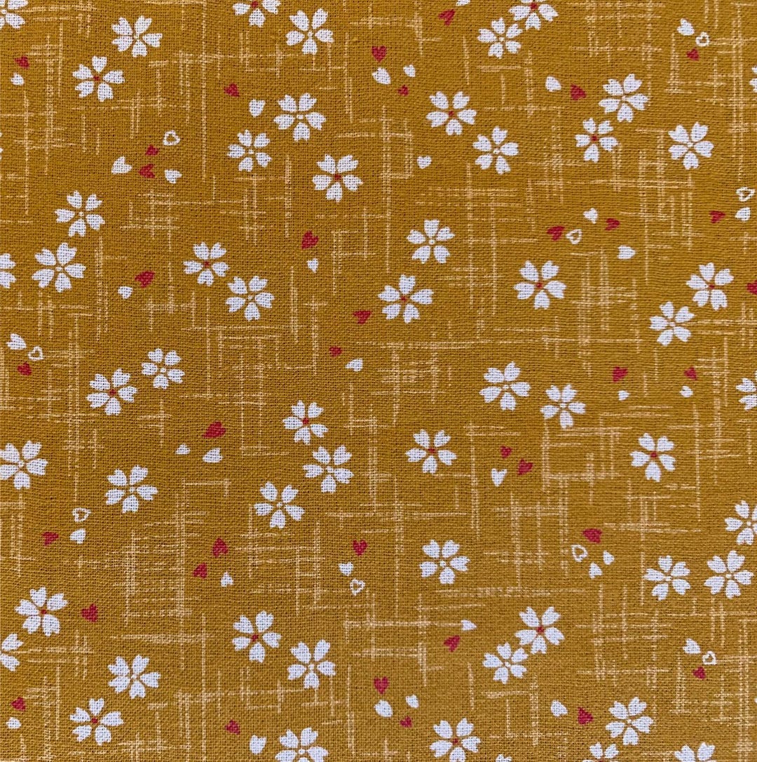 Tiny Cherry Blossoms Sevenberry Japanese Cotton Fabric 88227-2-2