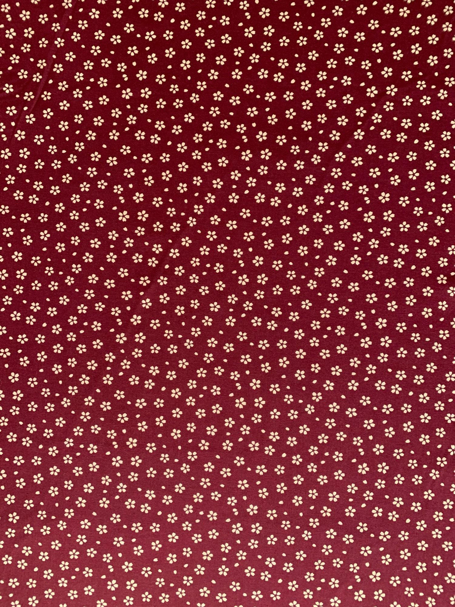 Medium Cherry Blossom Sakura Sevenberry Japanese Cotton Fabric