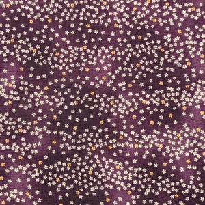 NEW Cherry Blossom Sky Sevenberry Japanese cotton fabric 88234-2-5 purple