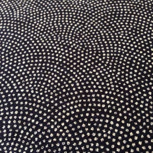 Sevenberry Same-Komon Shark Skin pattern Japanese cotton fabric 88223-5 navy blue beige