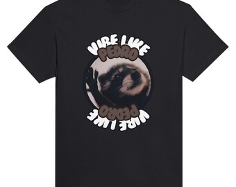 Meme 'Vibe Like Pedro' Heavyweight Unisex Crewneck T-shirt