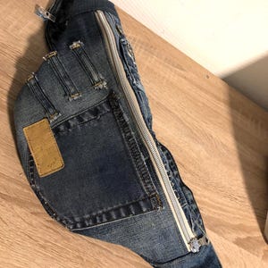 Sac banane, sac banane, sac ceinture en jean, HappyHipster