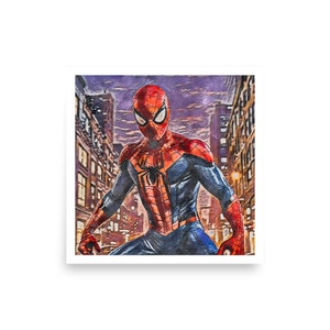 Spider-Man Matte Print Wall Art
