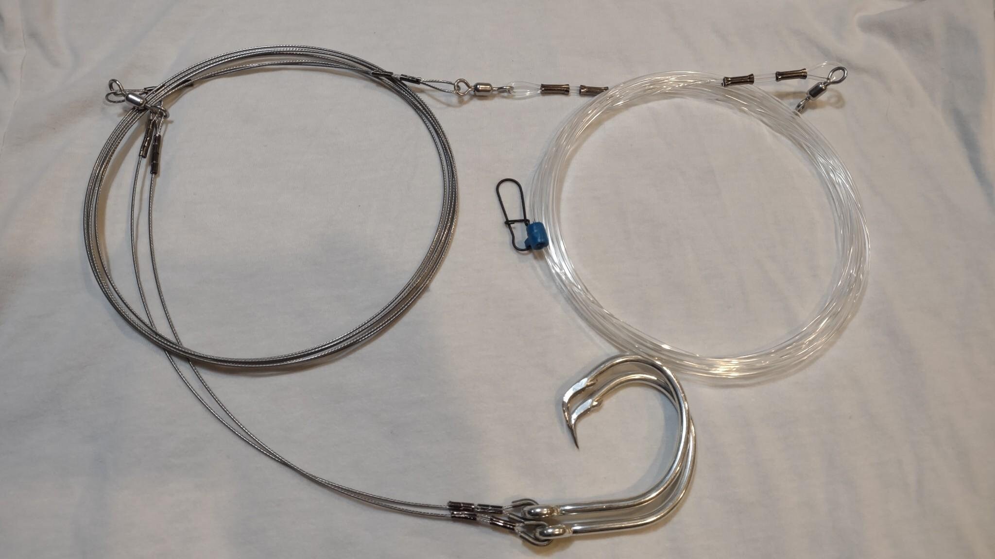 30' Land Based Shark Rig Double Hook - Etsy