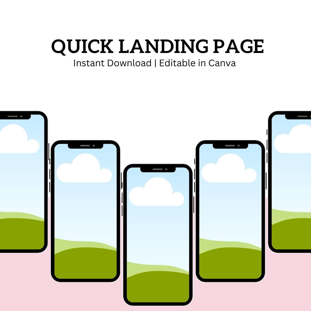 Etsy Mockup Template Editable in Canva Digital File Products Bundle ...