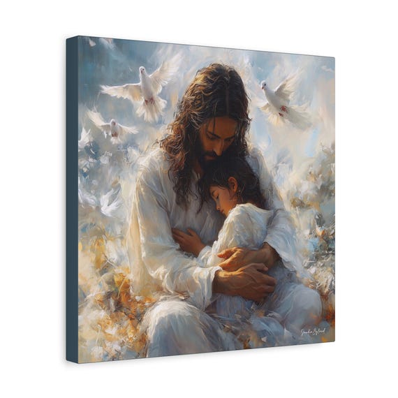 【美品】888Ｈｚ Jesus Christ ゴールド マドモアゼル・愛 巾着付 Jesus Christ - Hand Outreached Print - PHYSICAL PRINT - Etsy