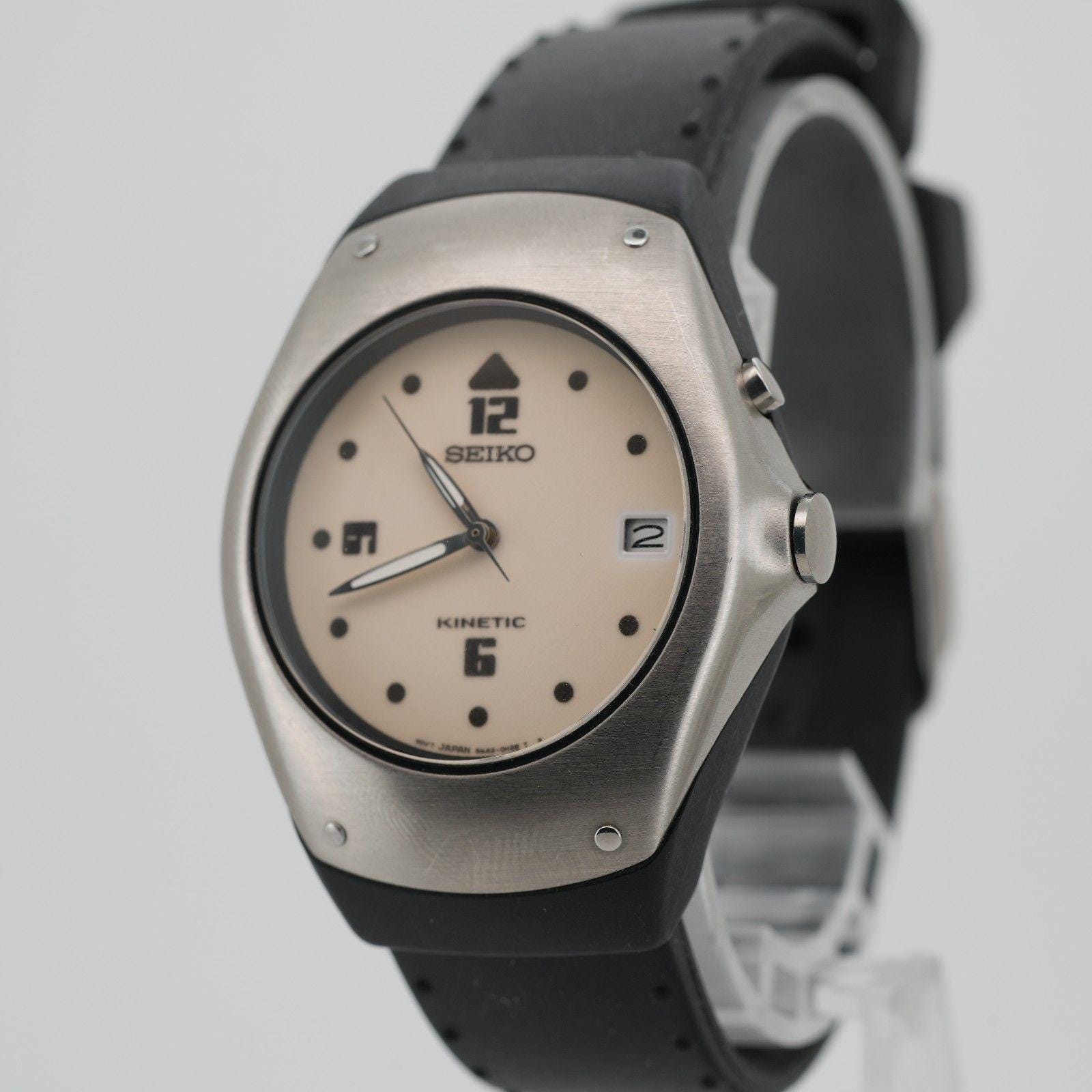 Seiko Kinetic 5m42 - Etsy