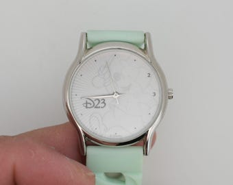 Disney D23 Mickey Mouse Watch 33mm Quartz  New Battery, Working