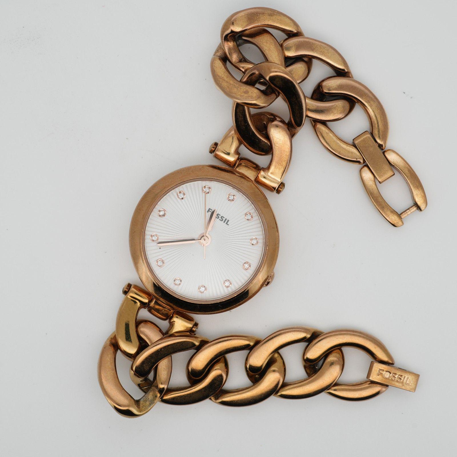 Quartz Watch Fossil - Etsy