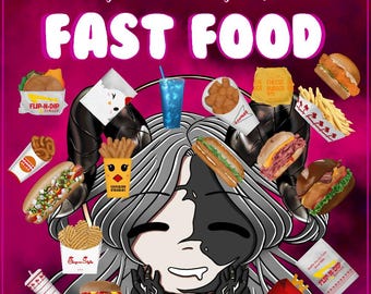 VTuber Asset - Fast Food Throwables