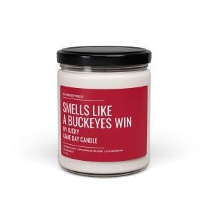 smells like
a buckeyes win my lucky 
game day candle smells_like_a_buckeyes_win candle - variant_104680