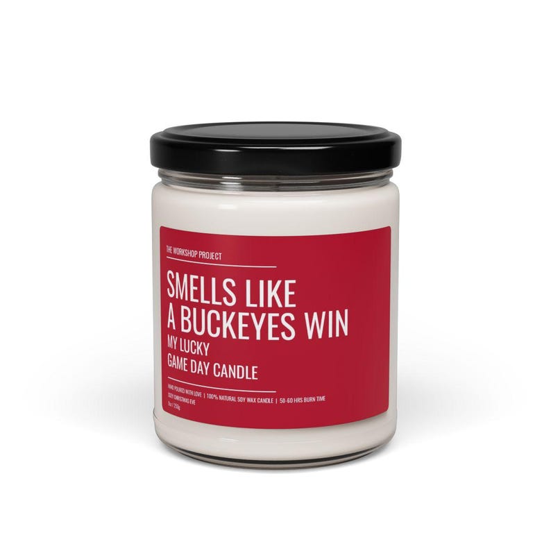 smells like
a buckeyes win my lucky 
game day candle smells_like_a_buckeyes_win candle - variant_104680