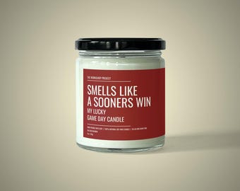 Riecht wie eine SOFORTERS Win Kerze | Oklahoma Cholers Fan Geschenk