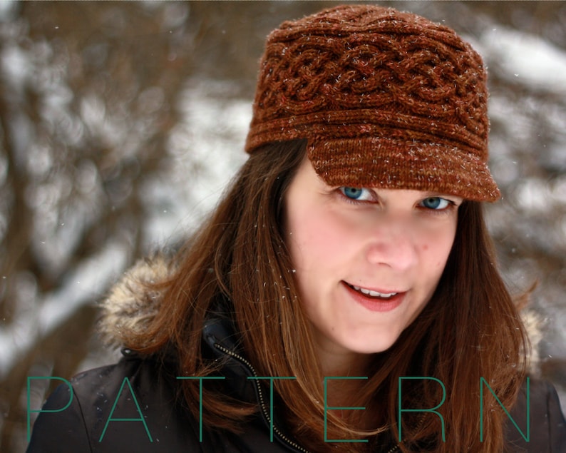 Honeysuckle Hat pdf knitting pattern image 1