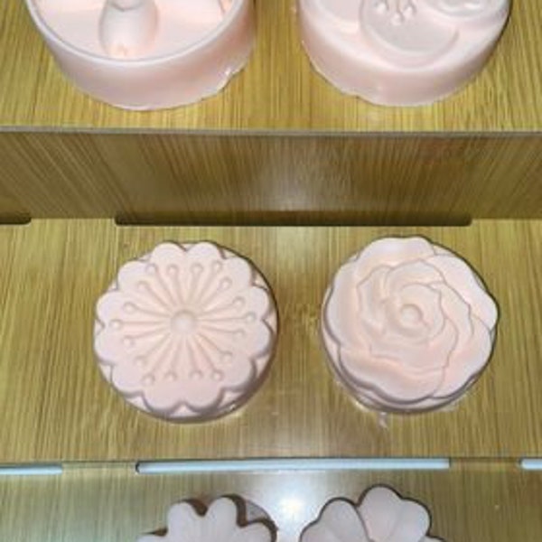 flower circle soap