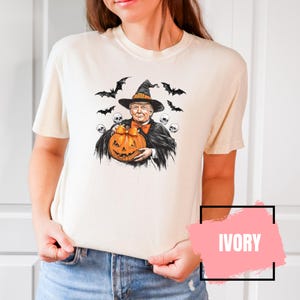 Comfort Color Trump Witch Shirt, Halloween Trump Shirt, Fall Trump Tee, Halloween Trumpkin Tee, Funny Trump Shirt, Republican Halloween Gift