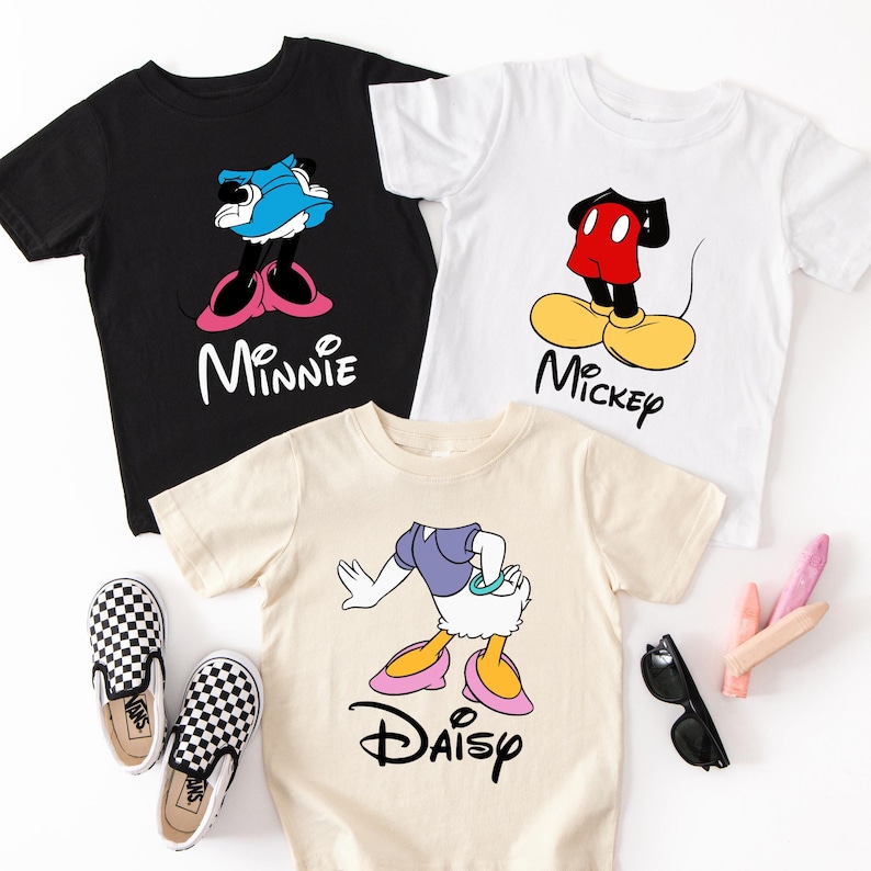 Mickey & Friends Group Costume Shirts, Halloween Cosplay Shirt, Mickey's Not So Scary Party, Halloween Family Trip Tee image 3