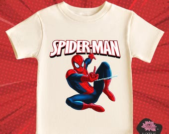 Spider-Man Birthday Boy T-Shirt: Funny Kids Shirt
