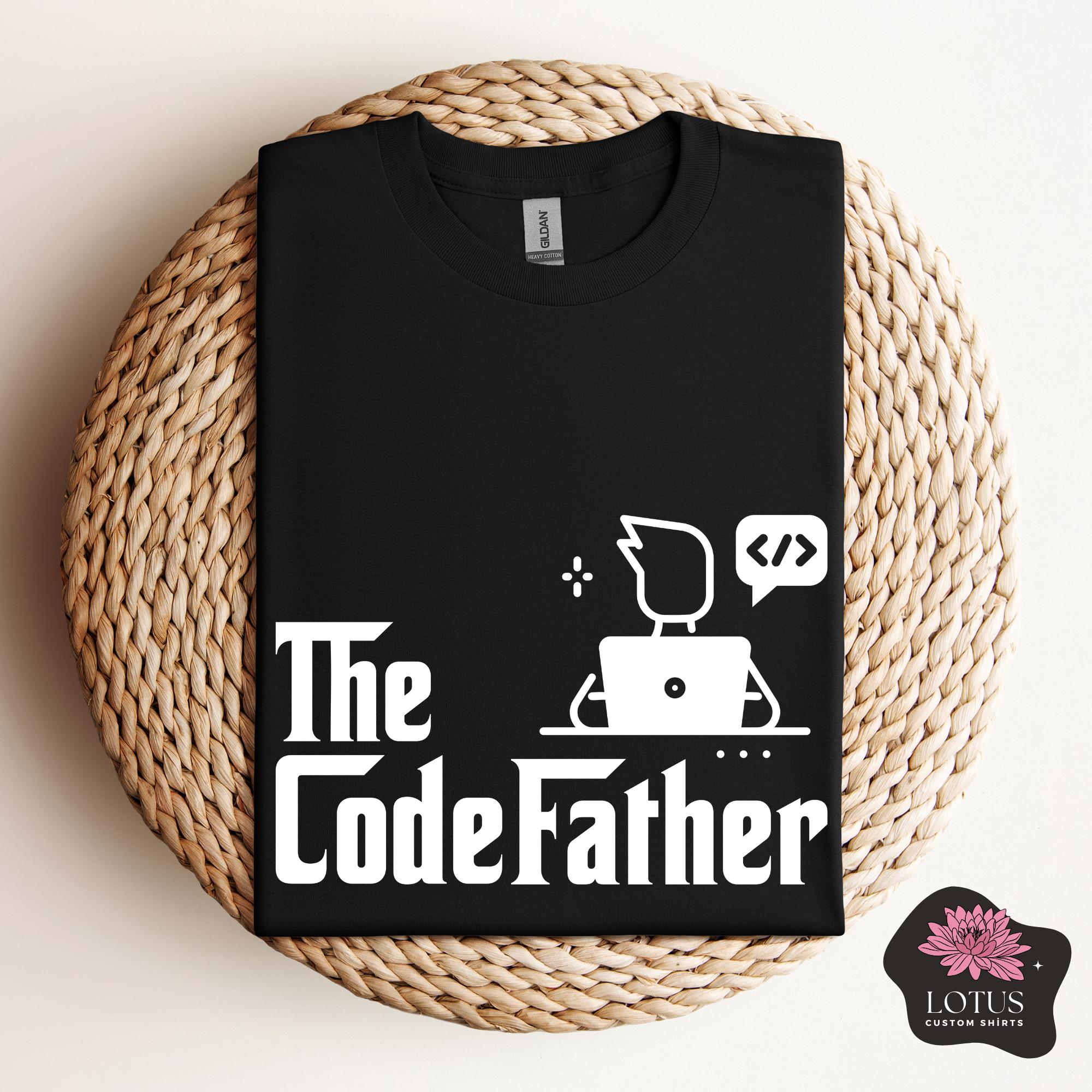 The Codefather Tshirt, Computer Programmer Shirt, Software Tee, Programmer Shirt, Funny Programmer Gift, Coder Shirt, Software Developer