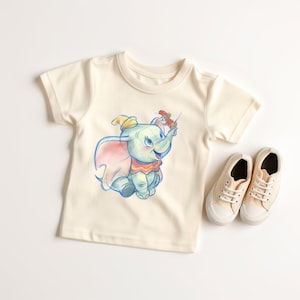 Disney Dumbo Shirt, Dumbo Baby Elephant Kids Shirt, Dumbo Watercolor Shirt, Disney Kid Shirt