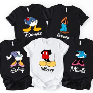 Mickey & Friends Group Costume Shirts, Halloween Cosplay Shirt, Mickey's Not So Scary Party, Halloween Family Trip Tee image 2