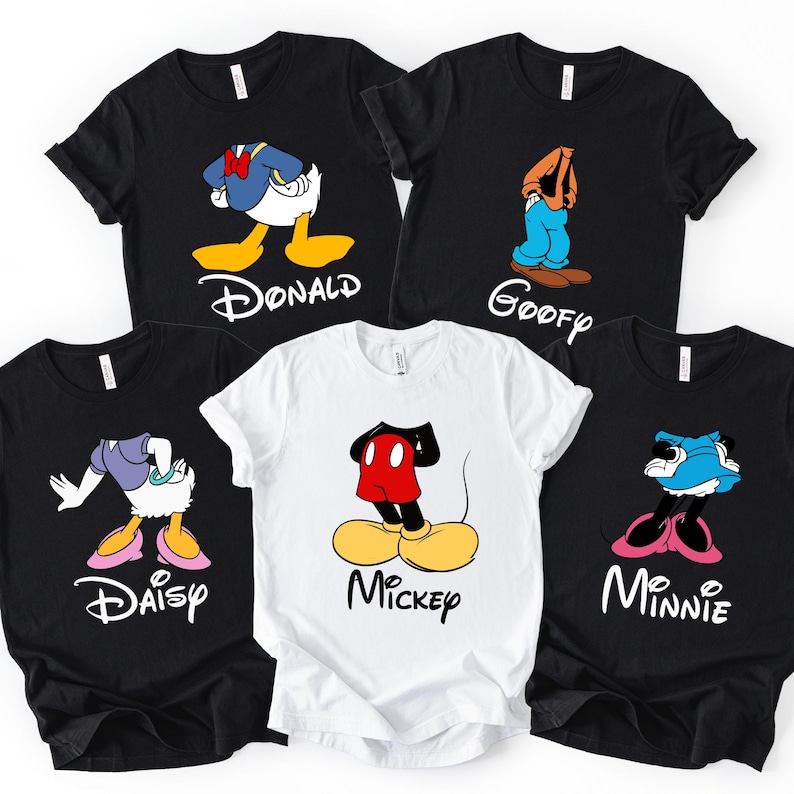 Mickey & Friends Group Costume Shirts, Halloween Cosplay Shirt, Mickey's Not So Scary Party, Halloween Family Trip Tee image 2