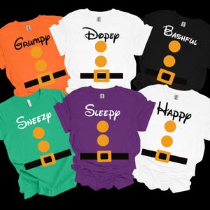 Bashful Dwarf Thanksgiving Costume Matching T Shirt Bashful Dwarf Thanksgiving Costume Matching T Shirt