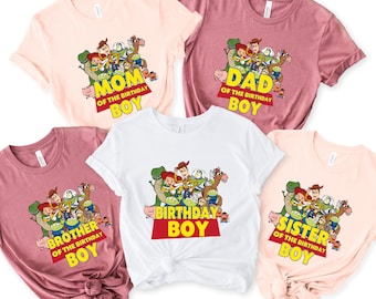 Family Toy Story Birthday Boy Shirt, Disney Group Shirts, Birthday Gift For Kids, Toy Story Birthday Shirts for Family, Toy Story Shirts