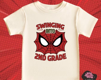 Superhero Back To School T-Shirt, Pre-K Spiderman Tee