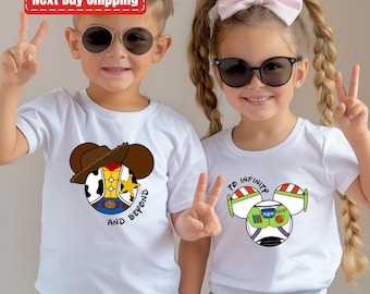 To Infinity And Beyond Matching Shirts, Toy Story Matching Shirt, Woody And Buzz Shirt, Disney Trip Couple Shirt, Disneyland Shirt