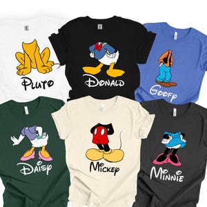 Mickey & Friends Group Costume Shirts, Halloween Cosplay Shirt, Mickey's Not So Scary Party, Halloween Family Trip Tee image 1