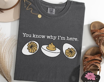 Comfort Colors Funny Thanksgiving Shirt: You Know Why I'm Here