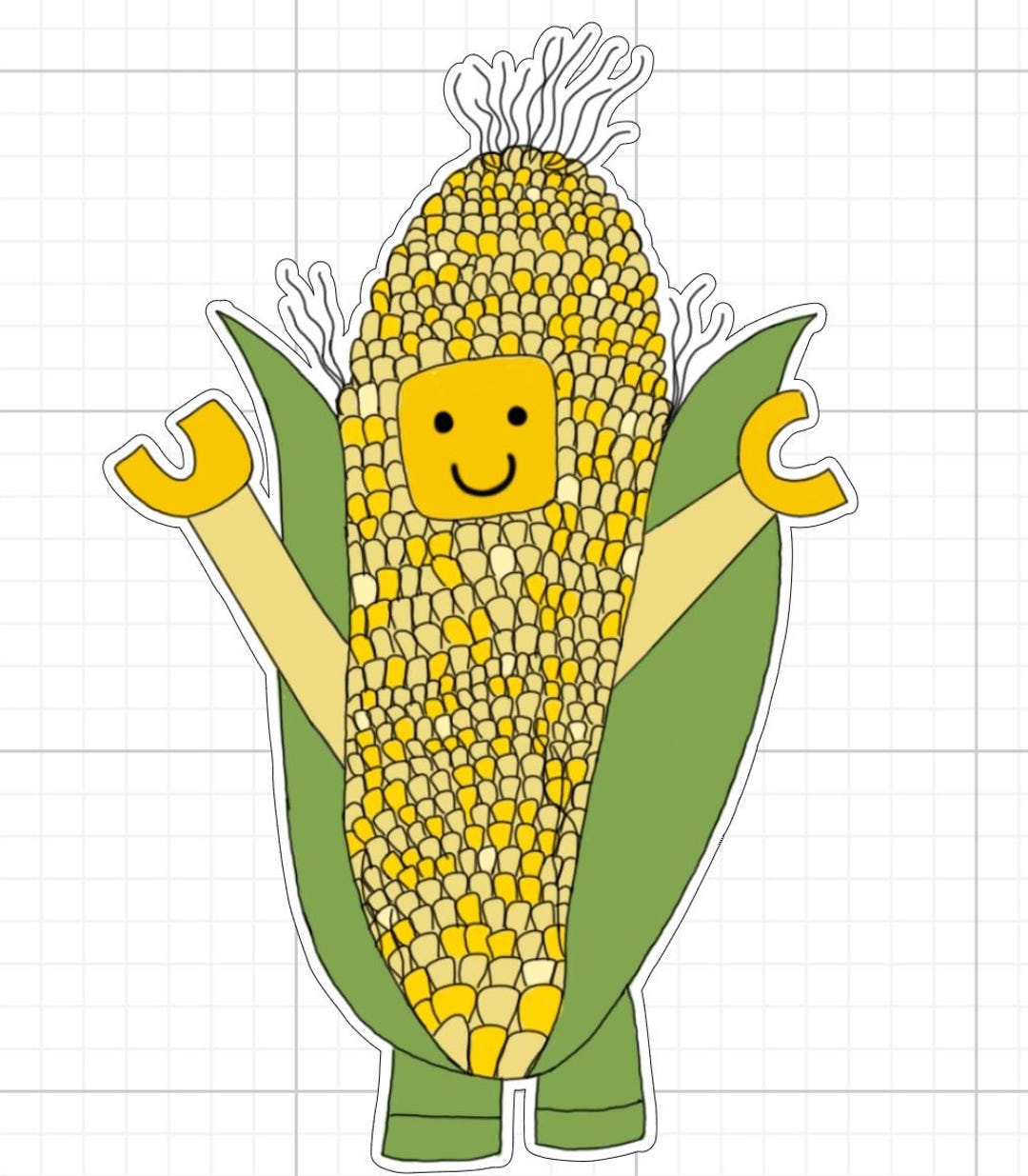 Corn Mini Figure - Etsy