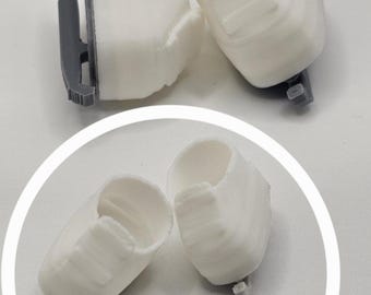 Customizable MINI Ice Skates for collectible plush doll: 3D Printed Figure Skates