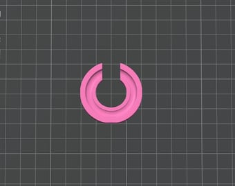 Digital File for Circle Keyring Guards V1 - 33mm protector for Labubu/other Popmart accessories