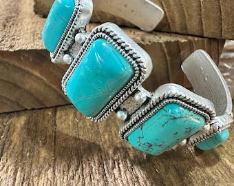 アクセサリー Navajo Indian Jewelry MT Bangle The Indian Navajo “sparrow” Bangle Bracelet With Natural Howlite