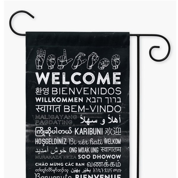 Multilingual Welcome Sign - Etsy