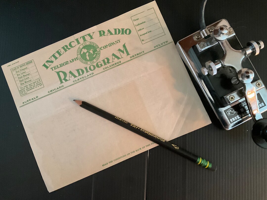 Vintage Intercity Radio Radiogram, Ham Radio Gift, Great Lakes, Radio