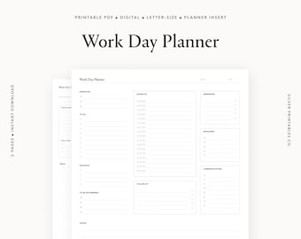 Arbeitstage-Planer: Hochzeits-Planer, Template für Kreativität (PDF)
