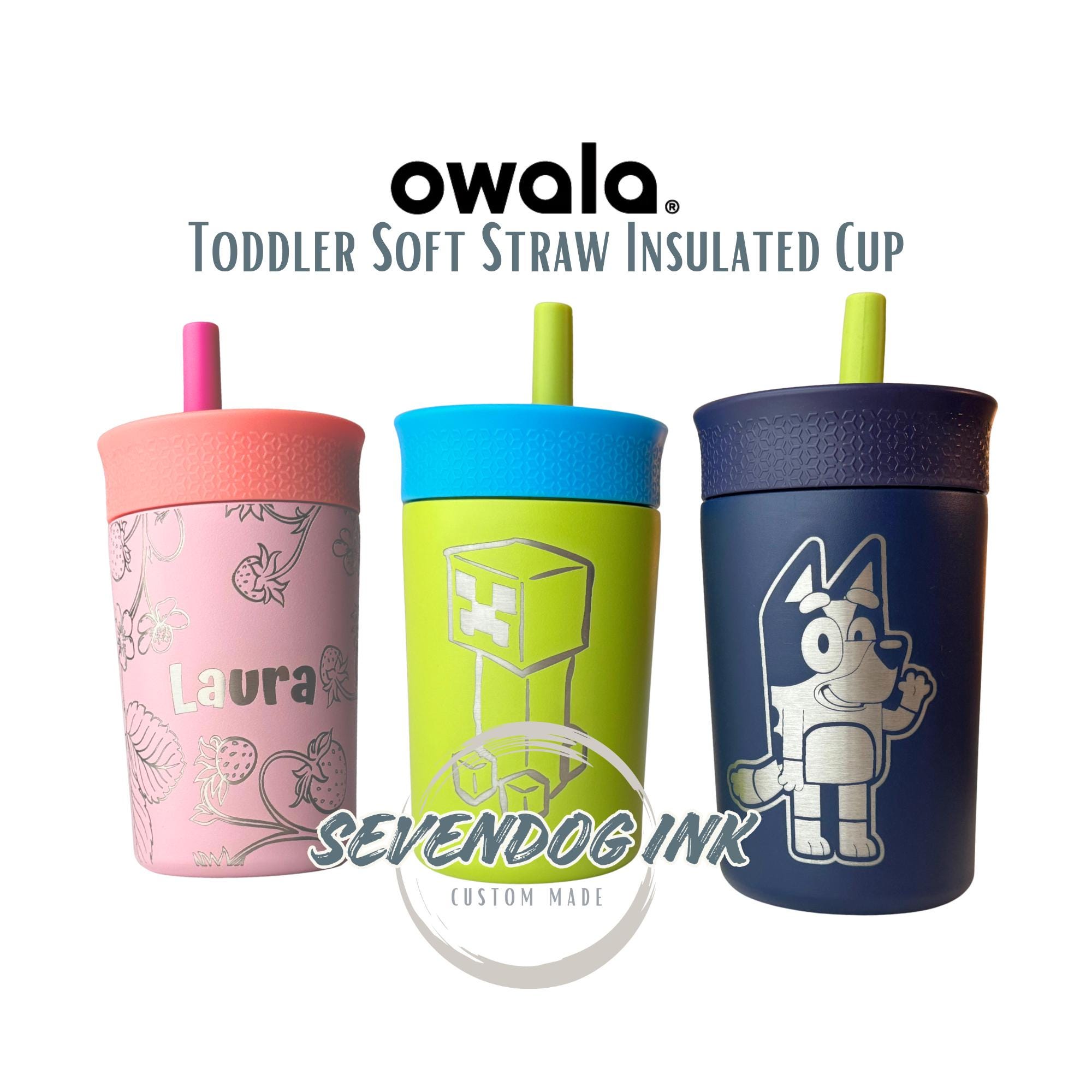 OWALA Toddler *FULL CUSTOM* Engraved Cups - Etsy
