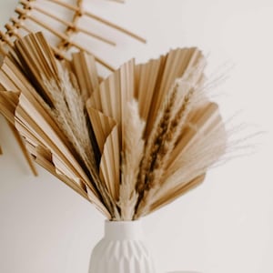 SAME DAY Ship, Sun-dried Palm Frond | Natural Handmade Organic Décor Boho Home and Event Styling | Wedding Decor | Party | Palm Spade