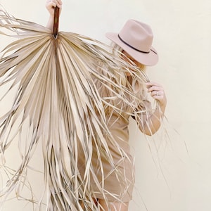 3ft Jumbo XL Palm Leaf - Dried Palm Leaves - Boho Home Decor - Bohemian Wedding - Large Dried Flowers, Natural Boho Home Decor