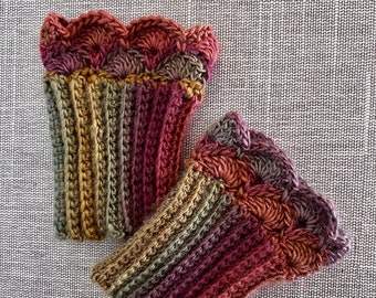 Autumn Forest B Boot Cuffs for Short Boots