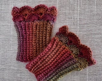 Autumn Forest A Boot Cuffs for Short Boots