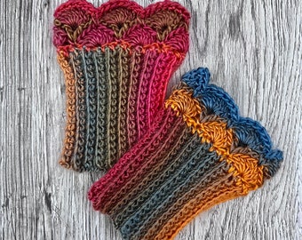 Mountain Sunrise Boot Cuffs D for Short Boots