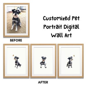 Customized Puppy Nursery Print Dog Wall Art Dog Print for Nursery Wall Art Personalized Printable Wall Art  Set of 3 Gift for Dog Lover